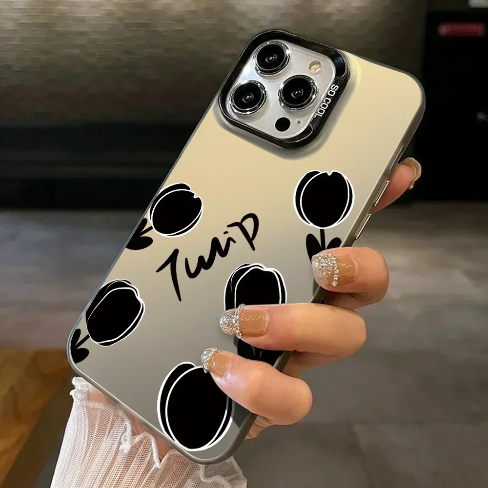 Аксессуары для Vivo Y1S Y18 Y17S Y20 Y20i Y03 Y02 Y15 Y17 Y11 Y15A Y12i Y12S красивый чехол-Тюльпан VivoY20A Y9s