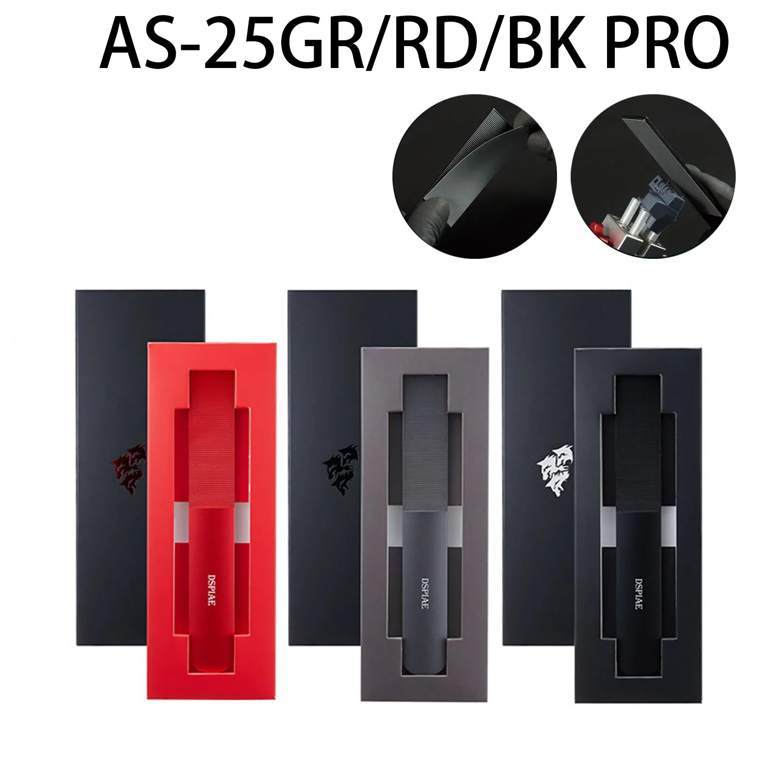 

DSPIAE Aluminum Alloy AS-25 Double Cerberus Sanding Board Pro Black Gray Red For Sanding Paper Sanding Board Abrasive Tools