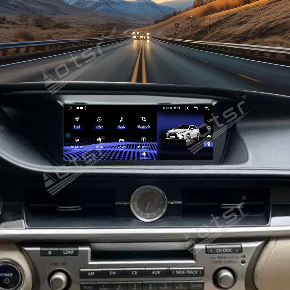 10 25 'ɺndroid 13 для Lexus ES 2013-2017 Автомобильный сенсорный экран Qualcomm навигация Carplay