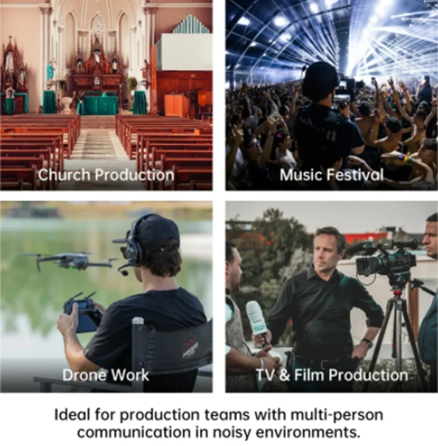 Оригинальная Hollyland Solidcom C1 Pro полнодуплексная ENC беспроводная гарнитура для