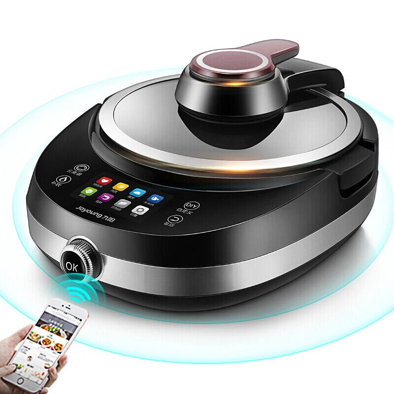 Joyoung Automatic Intelligent Machine Cooking Robot Household Multifunctional Pot Wok Oil-free Cooker |