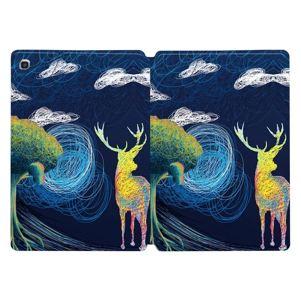 Чехол для планшета Samsung Galaxy Tab A9plus 11 SM-X216 A9 8 7 дюйма/Tab S6 Lite 10 4 дюйма P610 P615 откидной