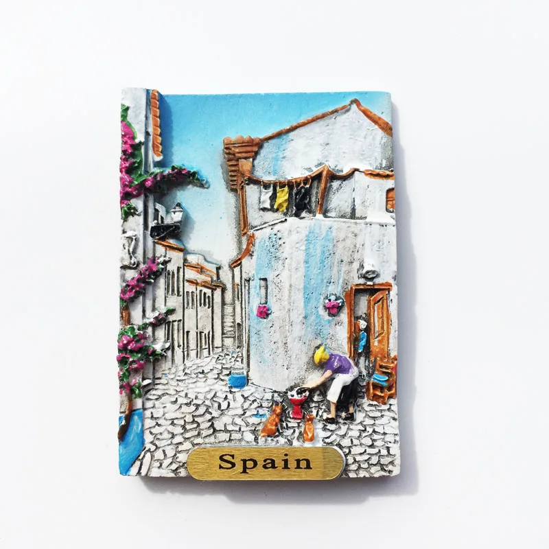

Europe country old street scenery creative humanistic tourism commemorative decorative magnet refrigerator magnets