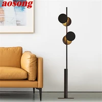 aosong nordic floor light modern simple led standing lamp for home bedroom living room decor free shipping
