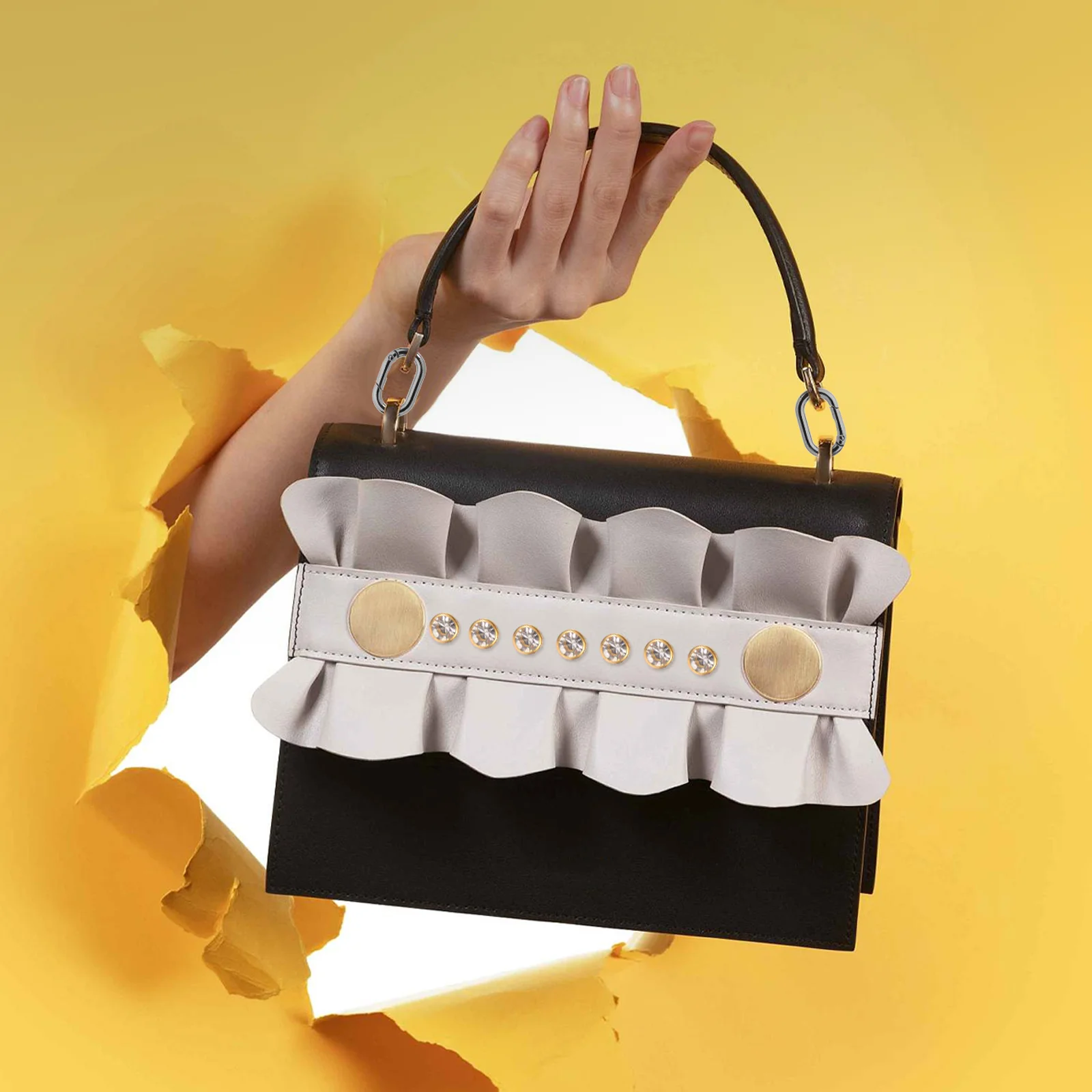 

Spring Ovalclip Clasp Buckle Ring Carabiner Snap Hook Keyringconnector Key Diy Buckles Carabiners Portable Climbing Backpack