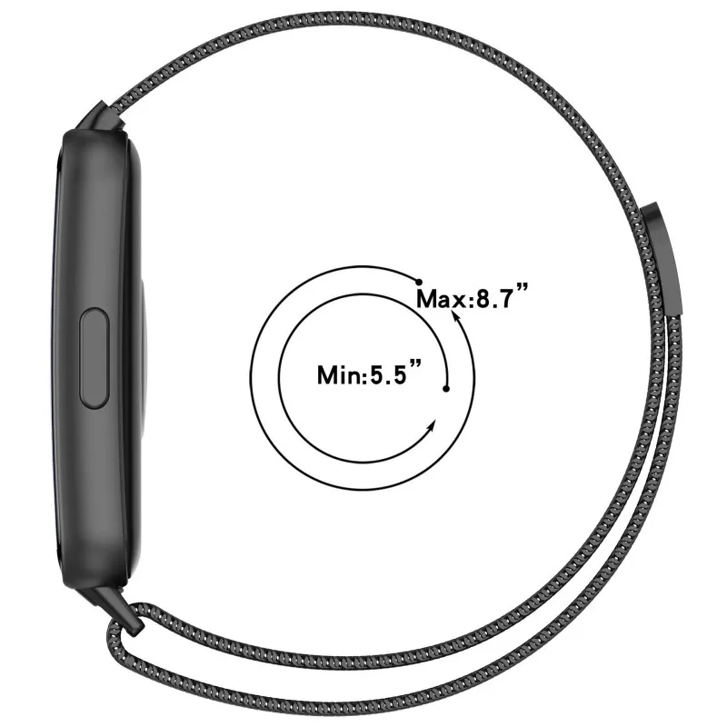 Ремешок из нержавеющей стали для смарт-часов Huawei Band 11 11Pro, миланская магнитная петля-браслет для HW Band11Pro (art.: 3920d8ee573ff) - 3920d8ee573ff