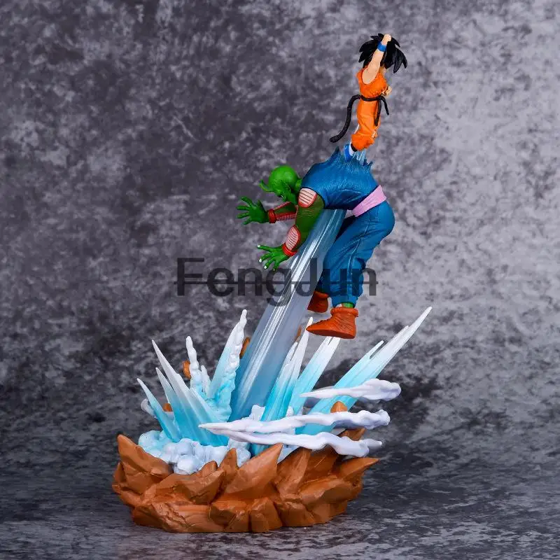 

21CM Anime Dragon Ball Son Goku VS Piccolo Figure PVC Action Figures GK Statue Collection Model Toys Children Gifts