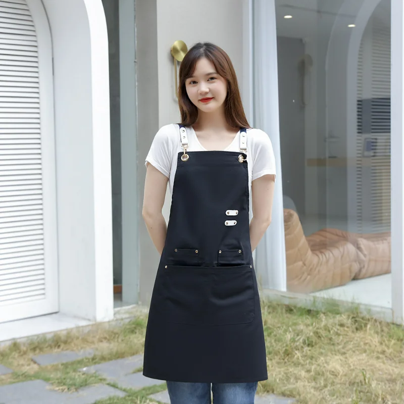 

General Style Anti-fouling Cooking Apron Bib Hotel Restaurant Nail Home Furnishings Can Be Customized Logo Personality Signature