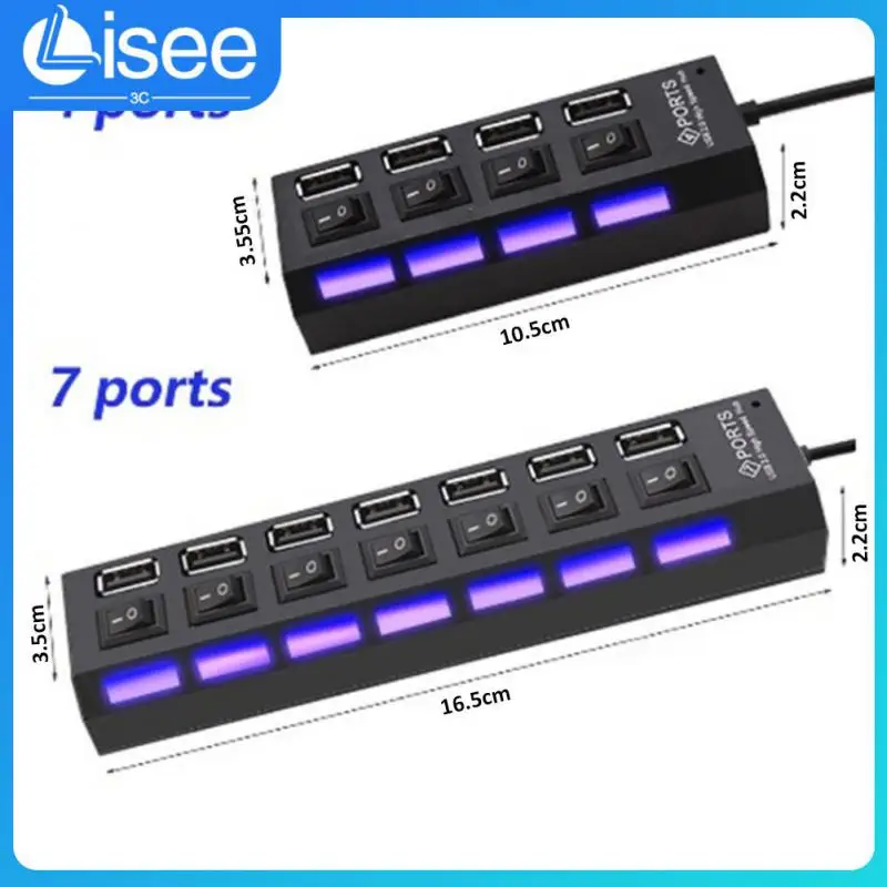 

1.1 Usb Hub Usb 1.1 Hub Data Transfer 4/7 Ports Multi Usb Splitter Hub High Quality Usb Docking Ports Usb Power Adapter For Pc