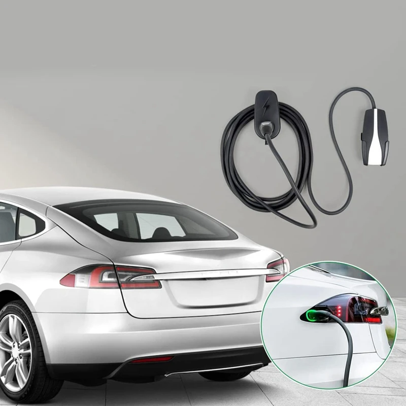 For Tesla Model Y 3 X S Charging Cable Holder Organizer - Car Charger Wall Mount Connector With Chassis Bracket |