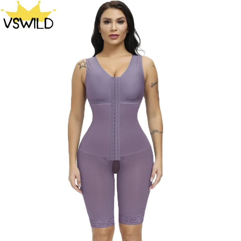 Компрессионная одежда Fajas для женщин Корректирующее белье похудения корсет