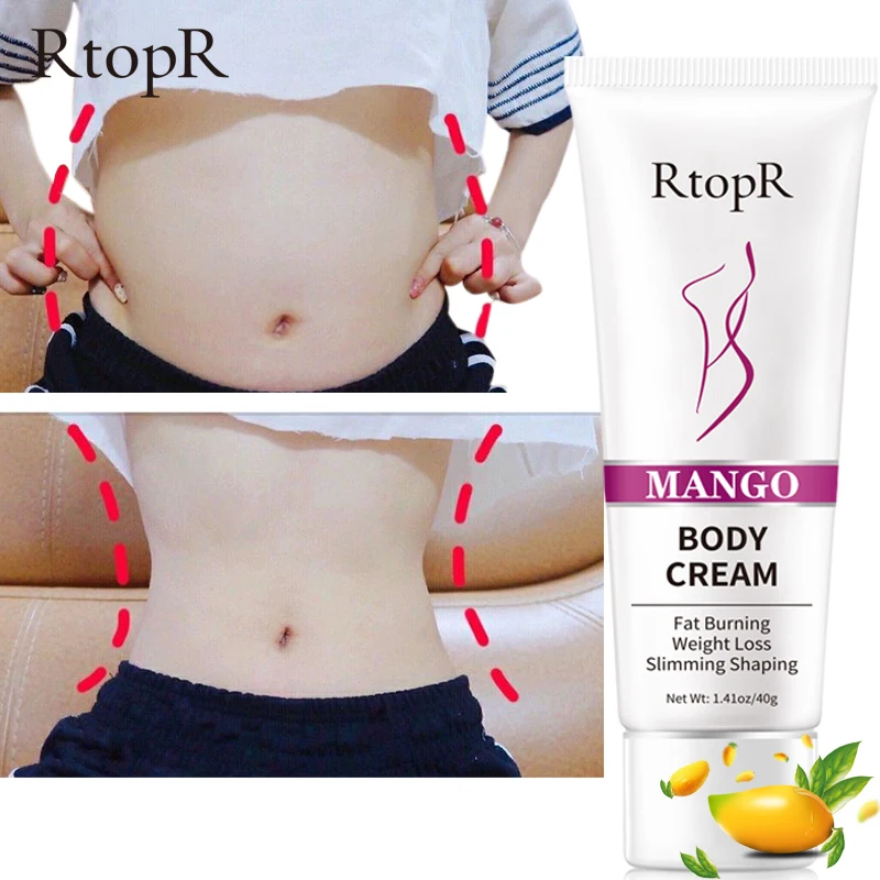 

RtopR Body Slimming Cream Burning Fat Losing Weight Body Natural Harmless Body Shaping Massage Cream 40g Fast Ship