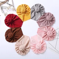 new solid waffle crochet knit baby hat 3m 5t turban infant toddler newborn baby cap bonnet beanies headwraps for baby girls boy