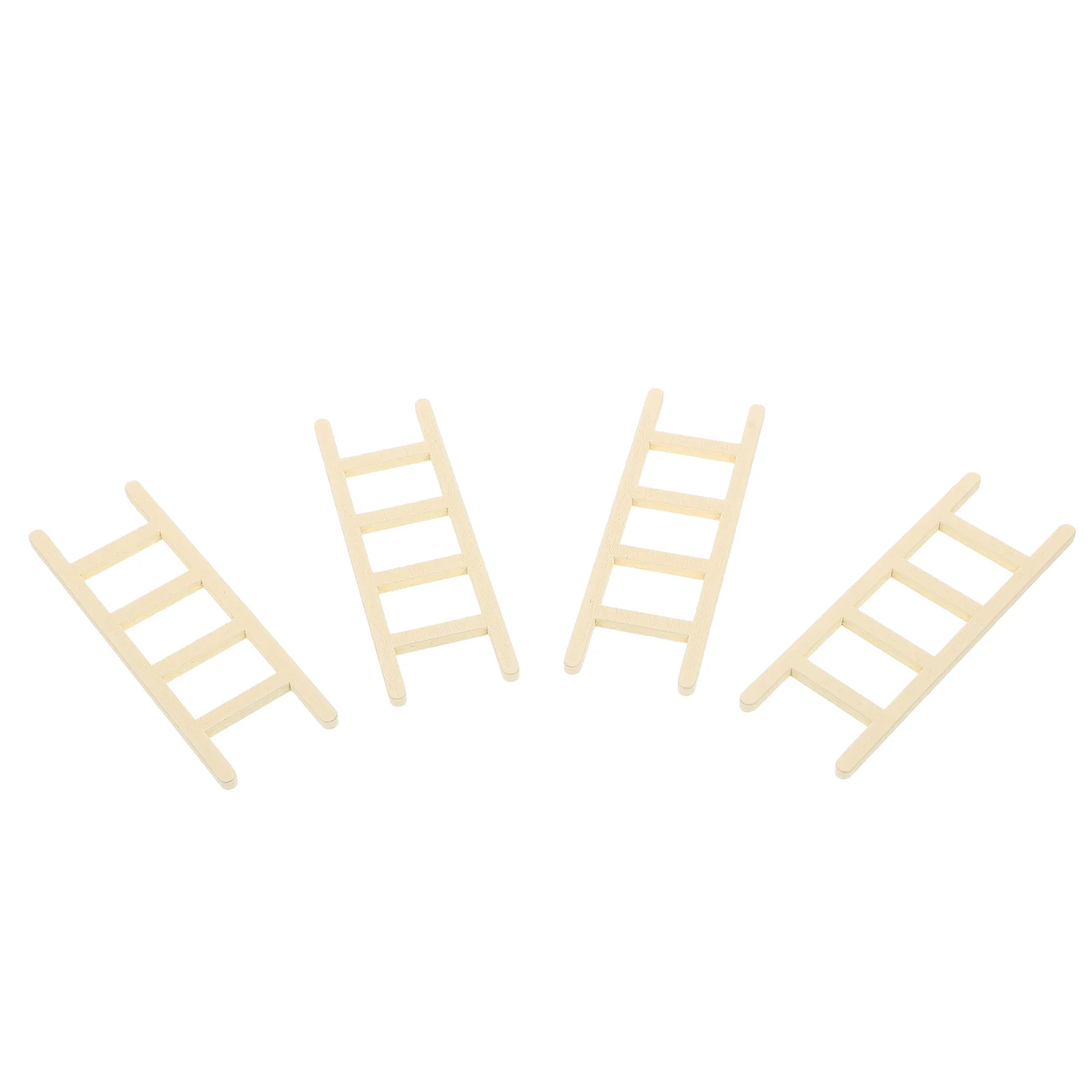 

Wood House Toy Ladder Decorative Ladder Decor