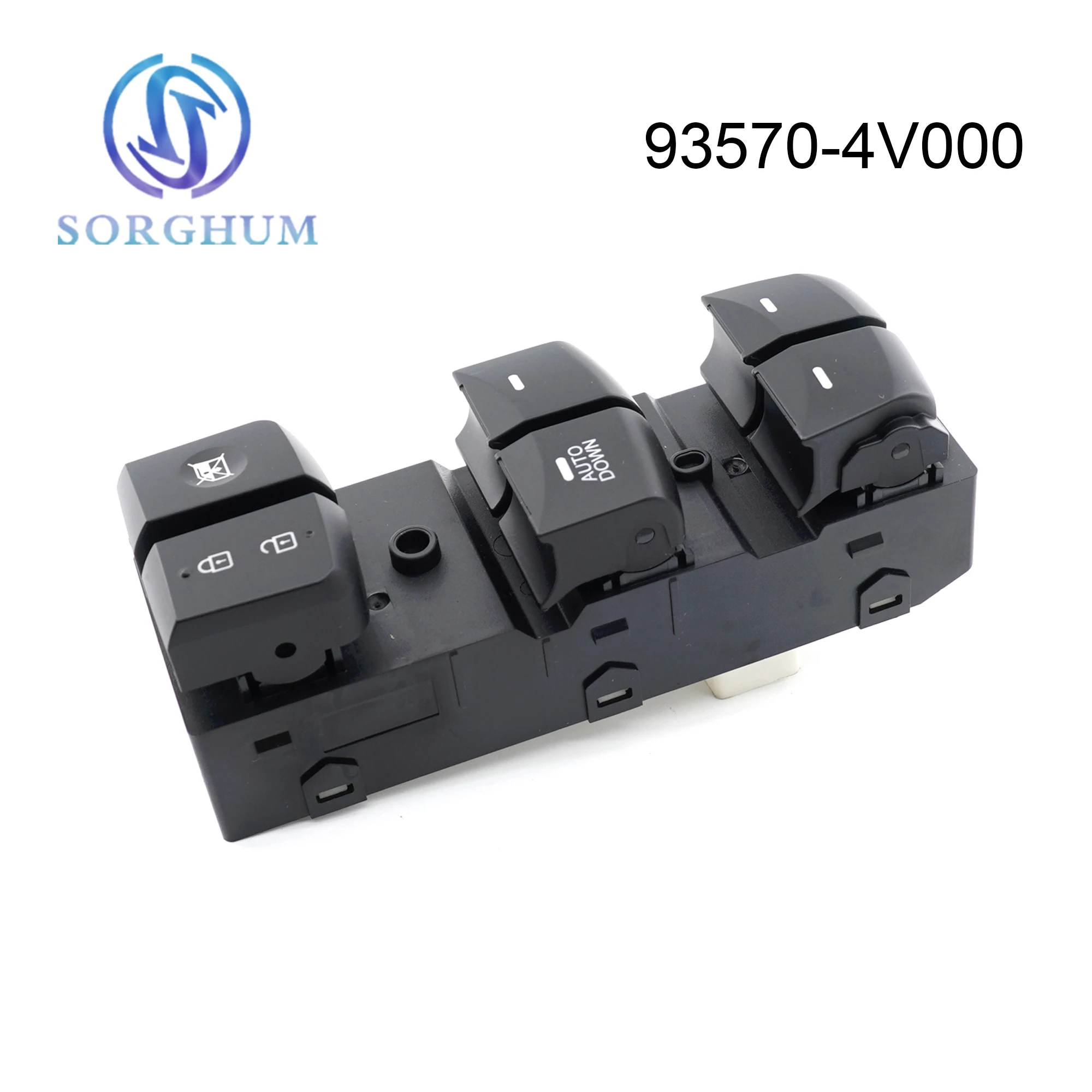

Sorghum 93570-4V000 Black Electric Power Window Master Control Switch For Hyundai Elantra Lang Move 2012-2016 93570-3X032RY