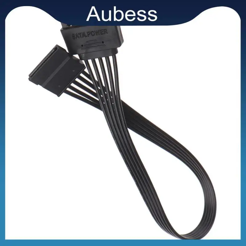 

30cm Sata 15pin Male Extension Cord Sata 15pin Male To Female Sata 15pin Male To Female Power Extension Cable 18awg