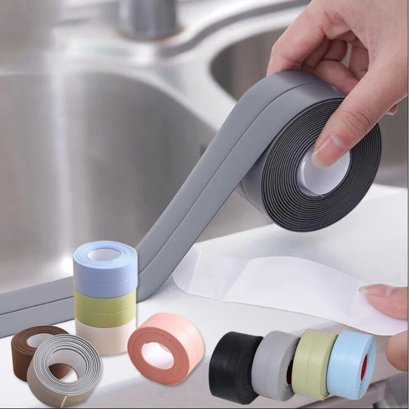 3m Bathroom Kitchen Shower water proof mould tape Sink Bath Sealing Strip Tape Self adhesive Waterproof Plaster |
