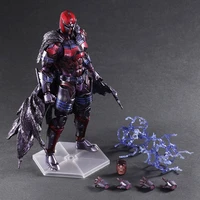 play arts kai magneto max eisenhardt action figure anime collectable model toy doll gifts