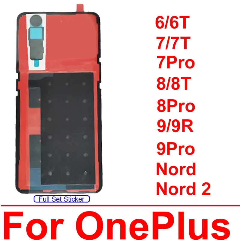 Полный комплект наклеек на заднюю крышку аккумулятора клейкий слой для камеры