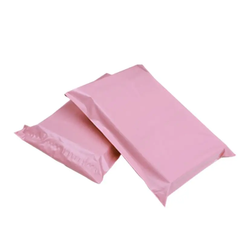 50Pcs/Lot  Pink Envelope Mailing Bags PE Plastic Waterproof Clothes Courier Bags Adhesive Seal Thicken Pouch Shipping Bags