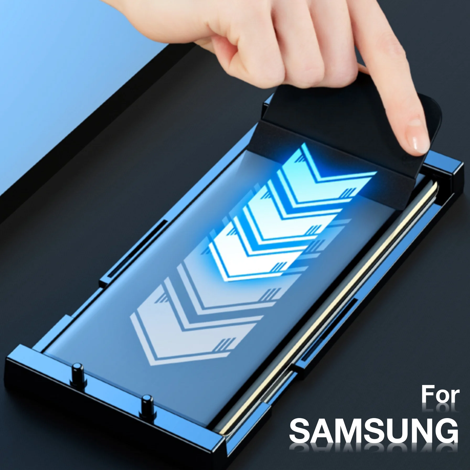 

For Samsung S23 S22 S21 S20 Note 20 10 9 Ultra PLUS Screen Protector Explosion-proof Galaxy Glass Protective with Install Kit