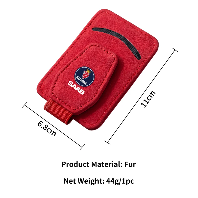 Держатель для солнцезащитного козырька кожаный органайзер карт держатель очков