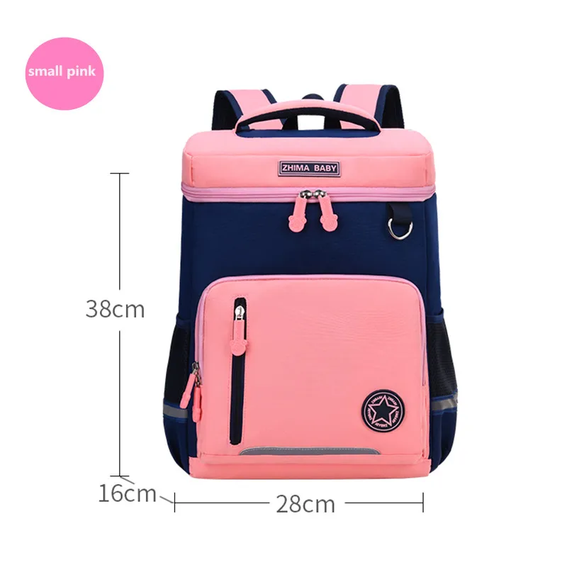 British style student orthopedic backpack for boys girls Primary School bags girls cute Backpacks Waterproof school bag mochila