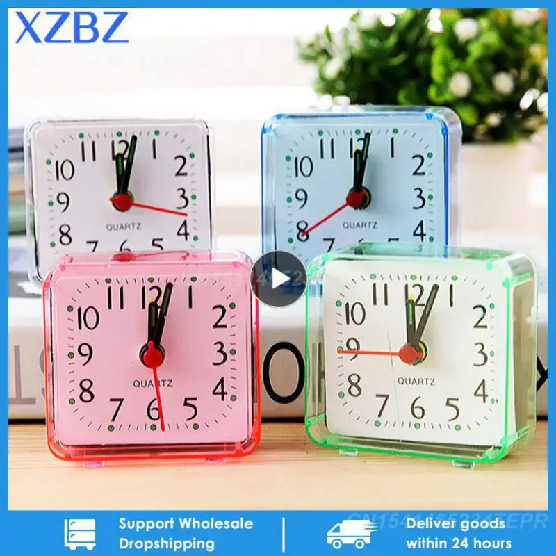 Cute Alarm Clock Analog Alarm Clock Compact Travel Quartz Beep Clock Alarm Home Gadgets