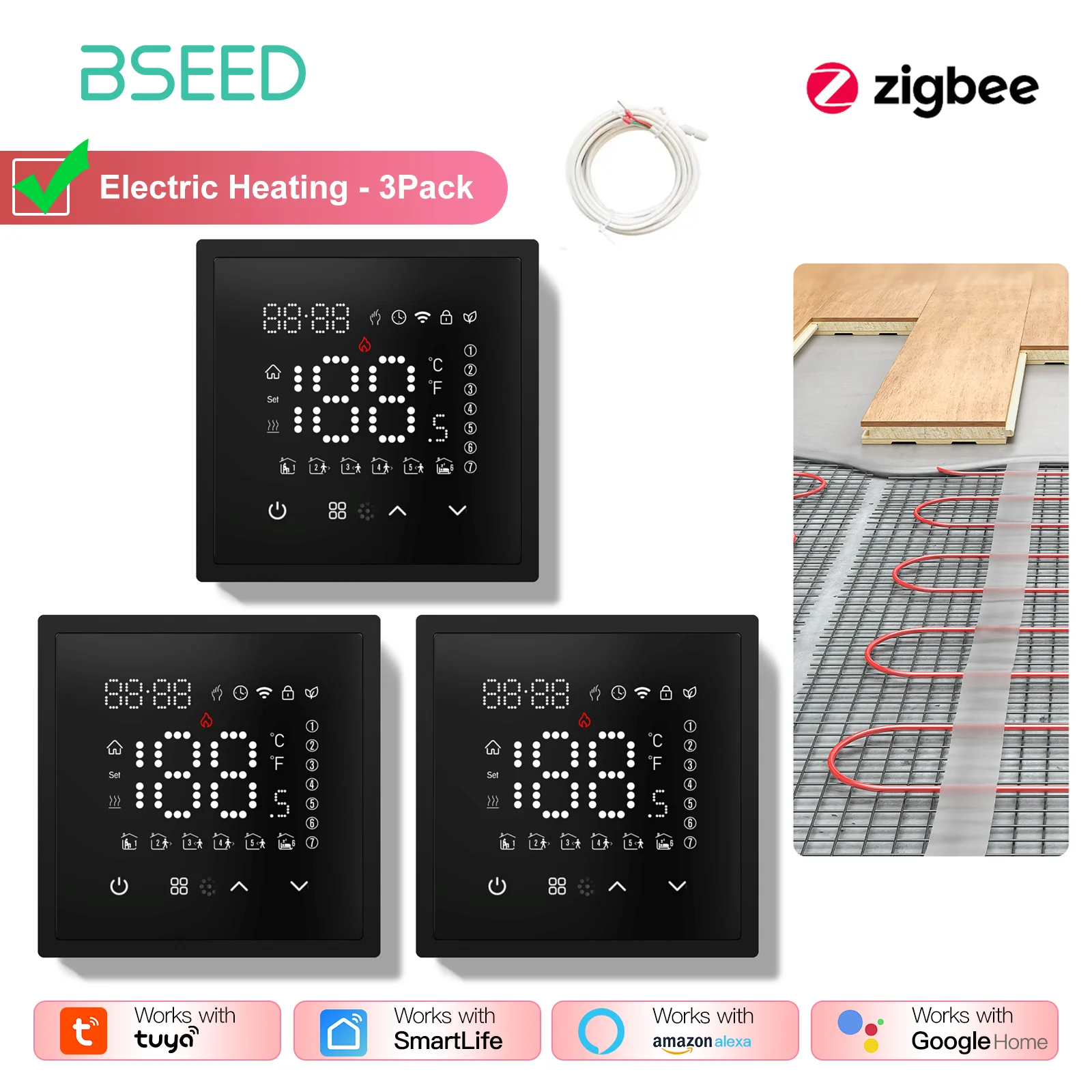 

BSEED Zigbee Термостат для пола