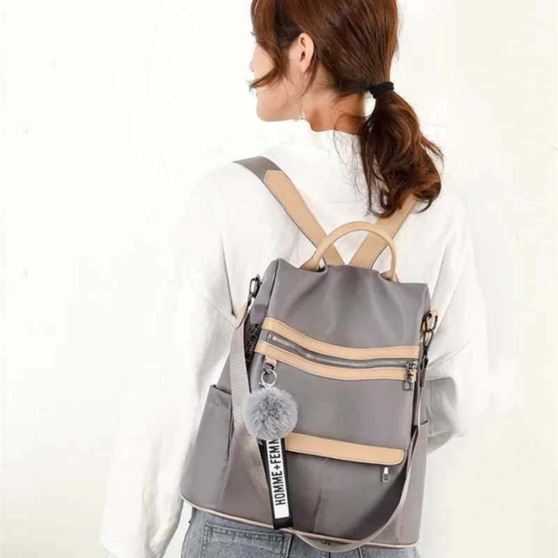 

2022 New Waterproof Oxford Cloth Women Backpack Designer Light Travel Backpack Fashion School Bags Casual Lides Shoulder Bags