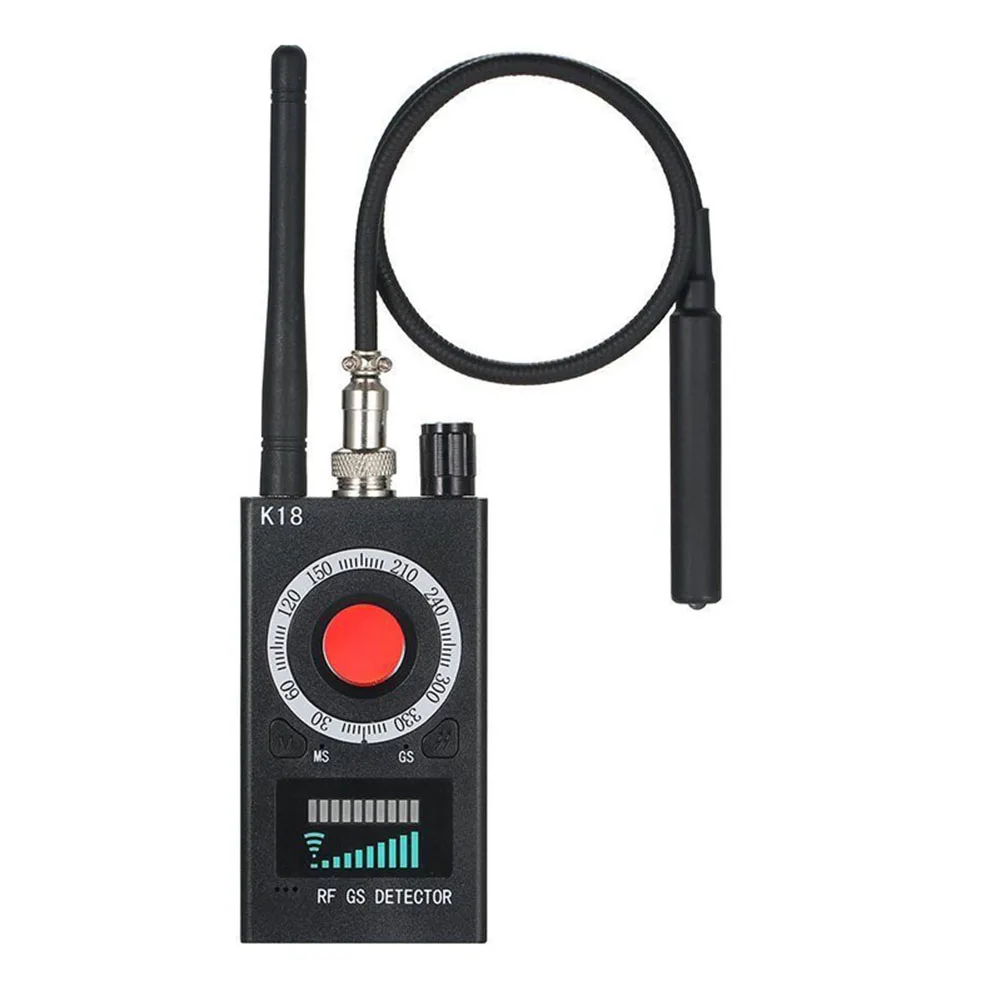 

K18 Detector Multi-function Anti Mini Bug Audio SPY-Camera GSM Finder GPS Signal Lens RF Locator Tracker Detect Wireless Camera
