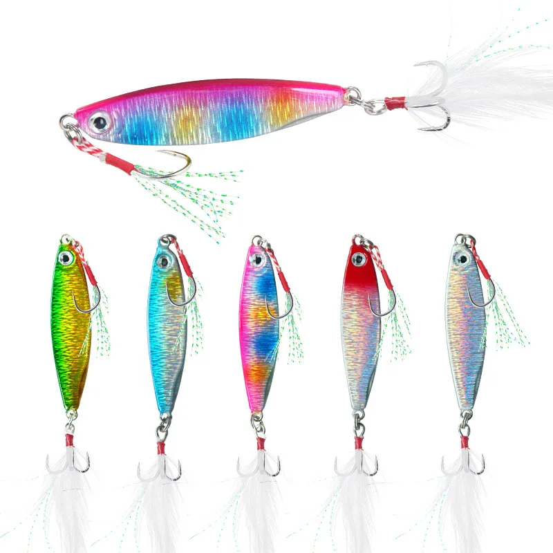 

Metal Jig Jigging Spoon Lure Vertical Diamond Jig Long Casting Saltwater Surf Fishing Mackerel Striper Bluefish Trolling Spoon