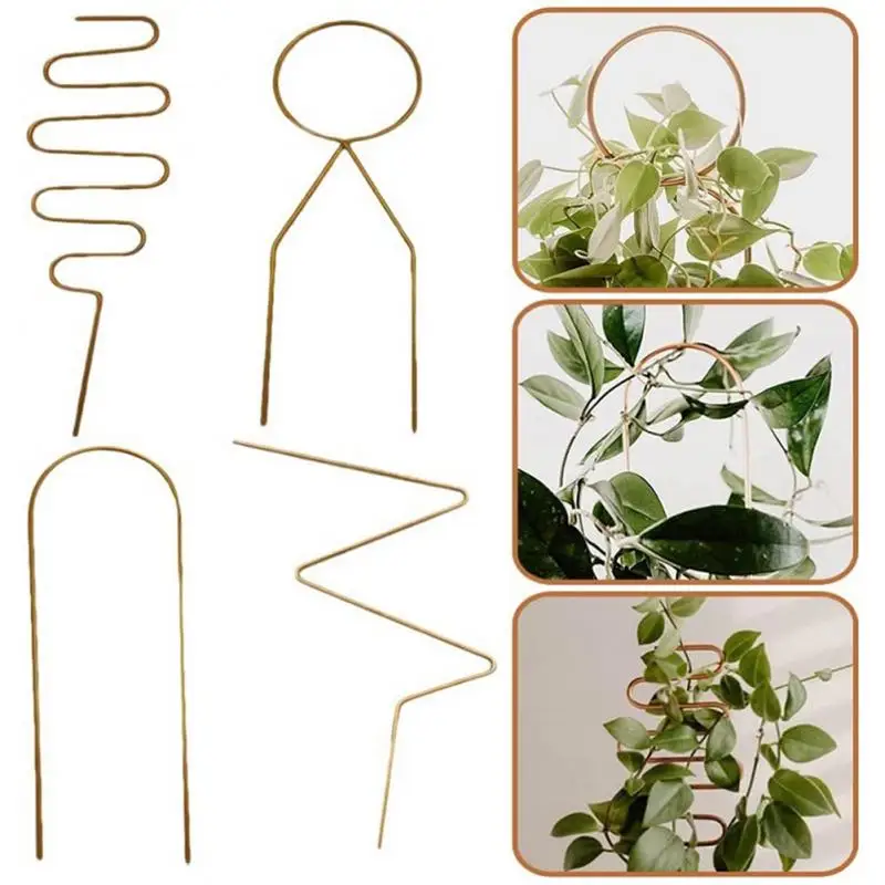 

Strong And Durable Flower Pot Bracket Geometric Climbing Frame Garden Plant Climbing Frame Plant Stand Plant Fixing Rod
