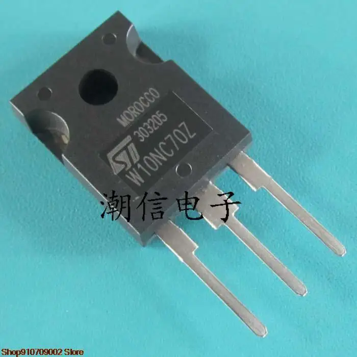 

5pieces W10NC70Z STW10NC70Z 10A 700V original new in stock