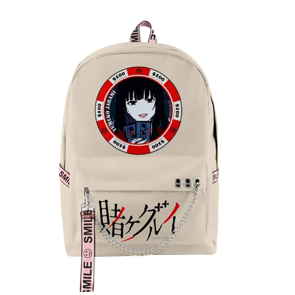 

2022 Kakegurui Yumeko Jabami Merch рюкзак Оксфорд школьная сумка Подростковая сумка дорожный рюкзак
