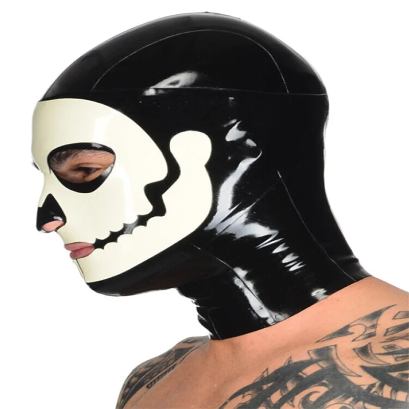 Латексная маска уникальные бленды внешний вид резиновая Gummi с застежкой-молнией