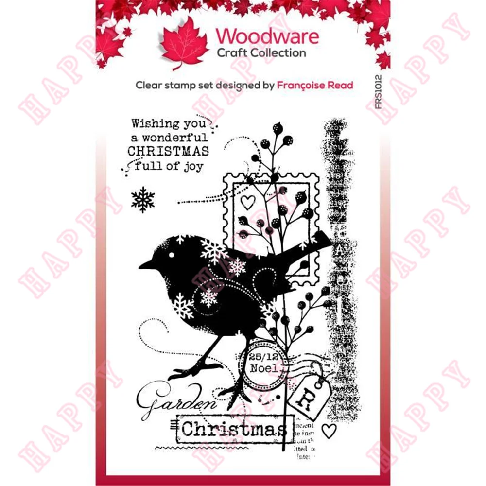 

New Arrival Clear Stamps Christmas Robin Decoration For DIY Scrapbooking Diary Album Paper Template Card Embossing Handcraft