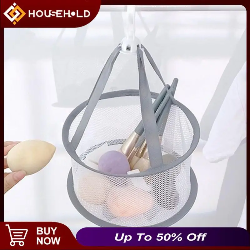 

Anti Deformation Mesh Bag Multi Layer Drying Rack Makeup Powder Bubble Makeup Sponge Beauty Drying Basket Hangable Makeup Brush