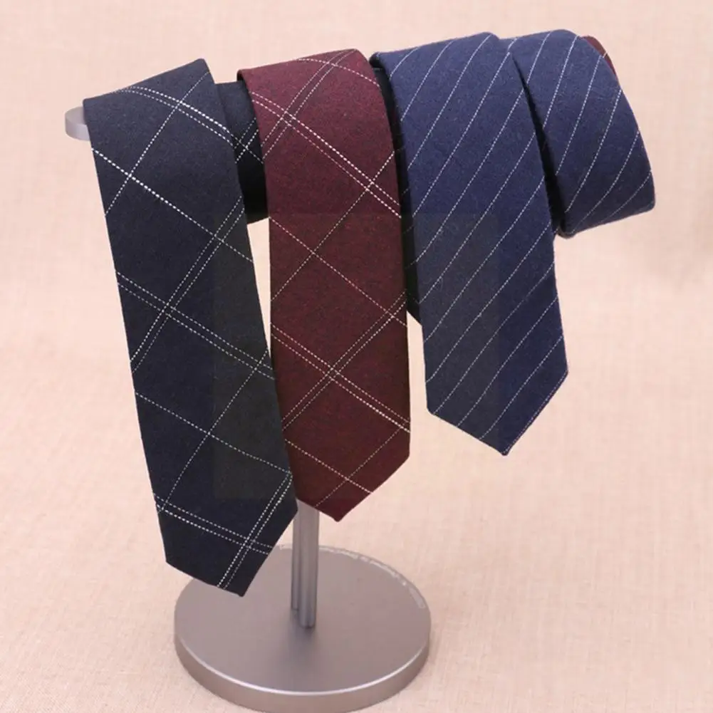 

Мужские галстуки 6 см, Классические хлопковые узкие серые галстуки, Узкий воротник в полоску, Тонкий Повседневный галстук, аксессуары, подар...