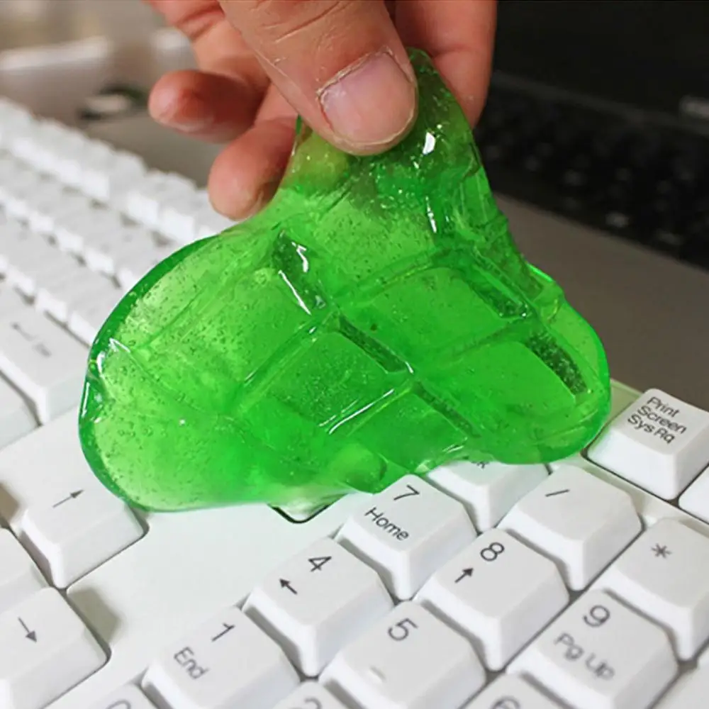 

Dropshipping!! Car Air Vent Keyboard Dust Cleaner Soft Gel Gum Mud Dirt Remover Cleaning Tool