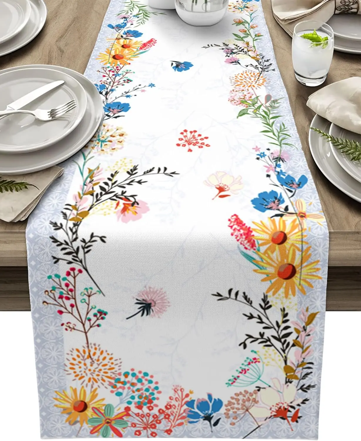 

Льняная дорожка для стола 150x33см