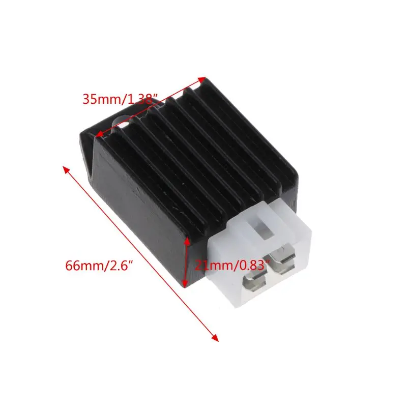 

Регулятор напряжения мотоцикла, 12 В, 4 контакта, полуволновое исправление для buggie GY6, 50 куб. См, 125 куб. См, 150 куб. См, мопед, скутер R2LC