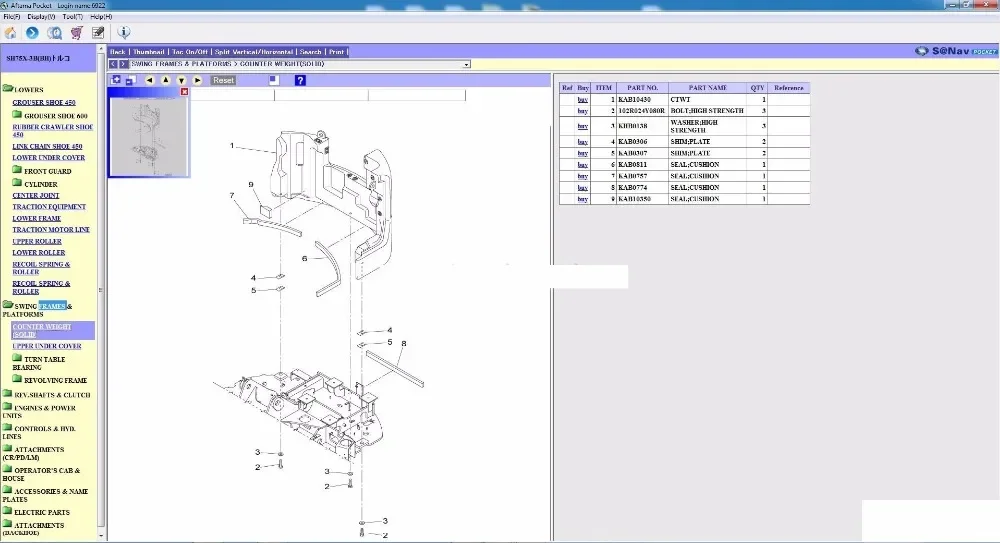 Каталоги на запчасти для экскаваторов Sumitomo [01.2010]