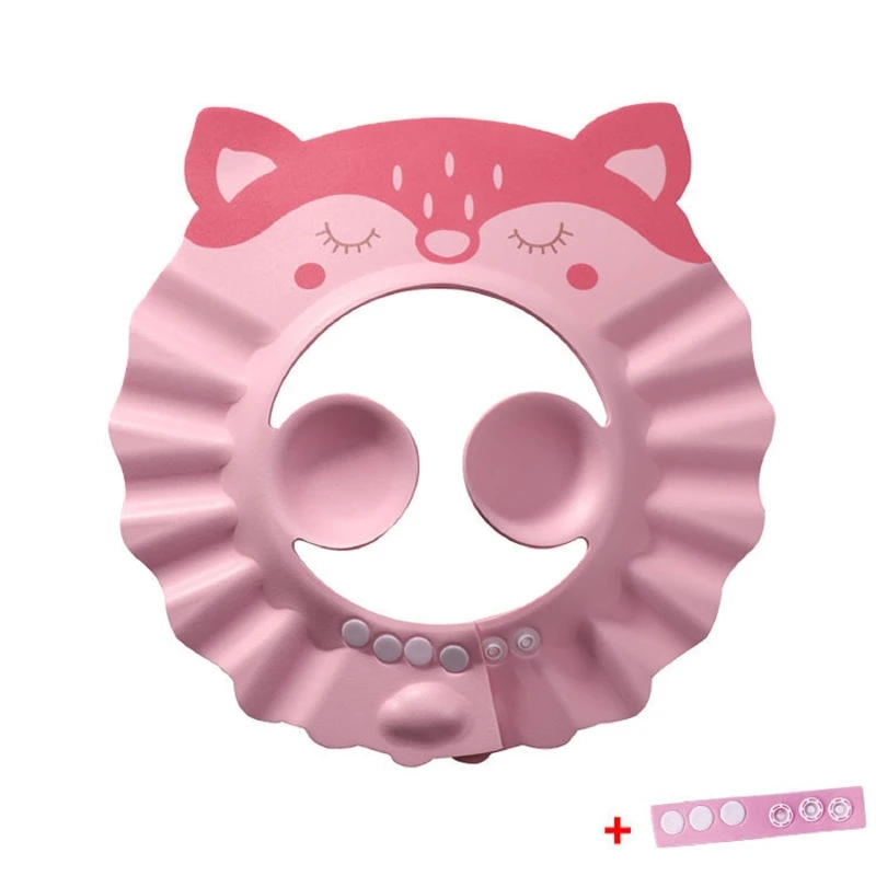 

Waterproof Shower Visor Adjustable Bathroom Safety Baby Shower Caps 0-5Y