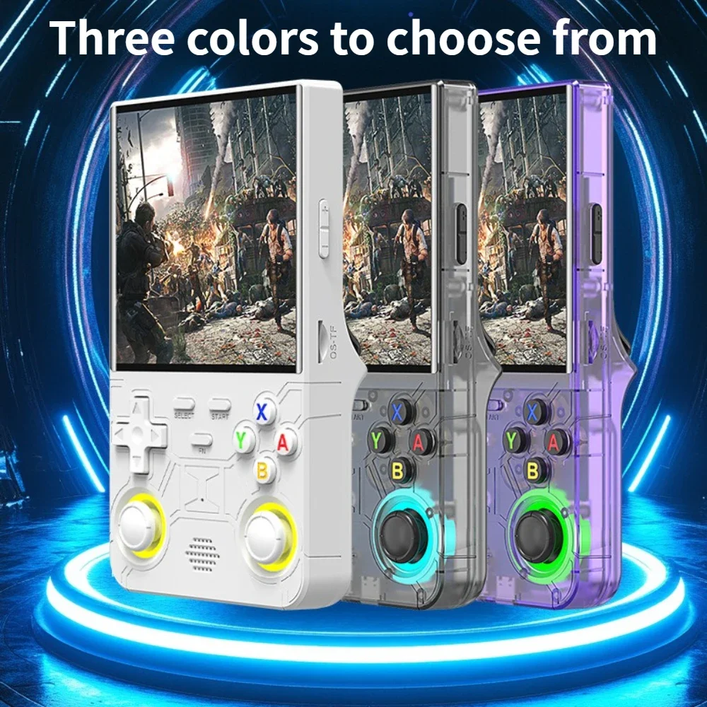 Фото Новая портативная игровая консоль R36Ultra с 4-дюймовым IPS-экраном, поддержкой Wi-Fi, онлайн-боев, 10+ эмуляторов, 64 ГБ, портативная ретро-аркада №5