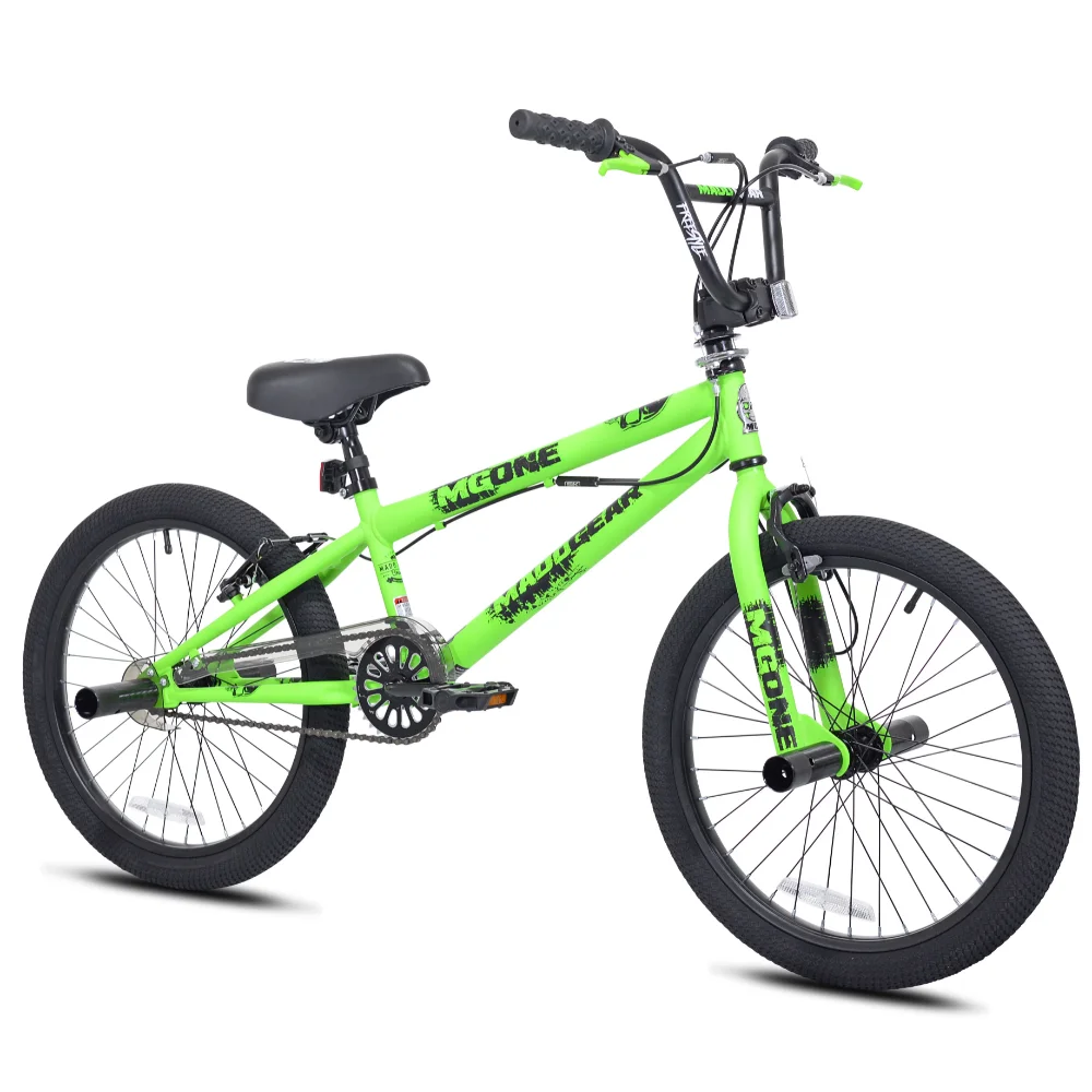 20-inch Boy's Freestyle BMX Bicycle, Green Provide a smooth 