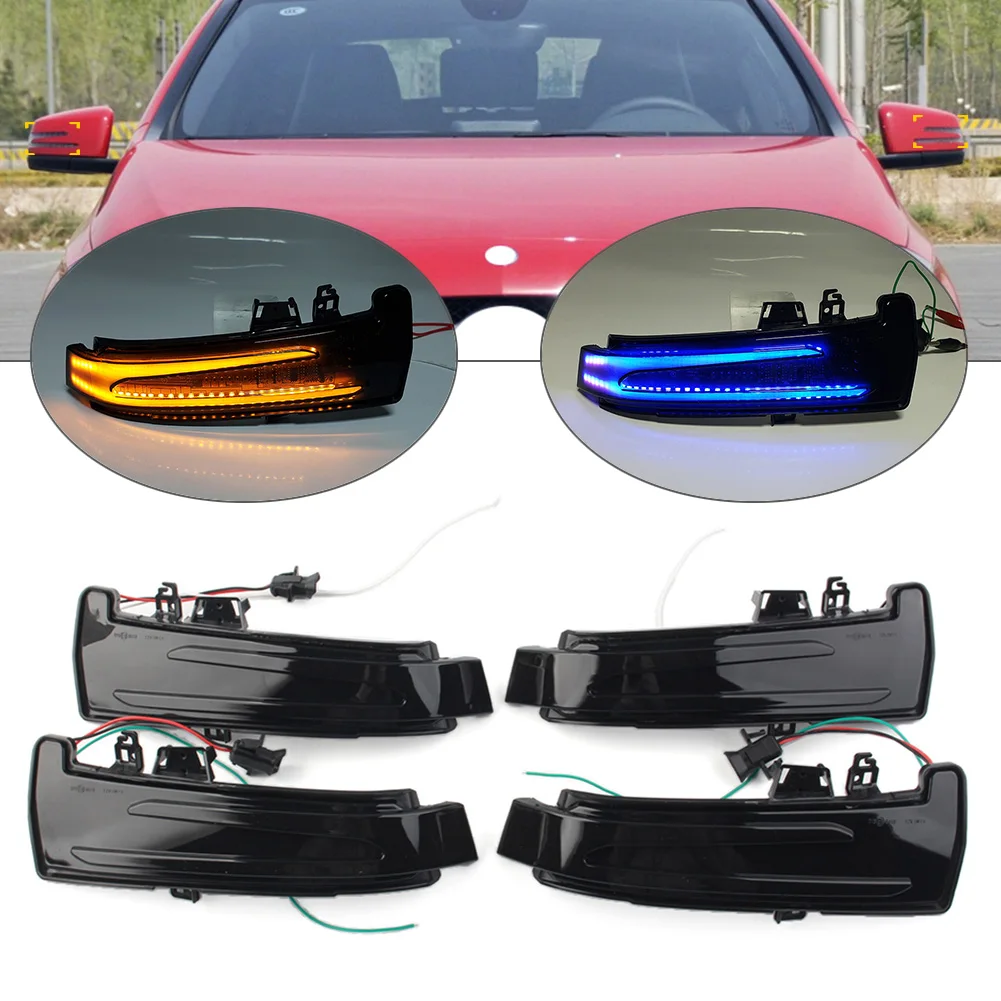 

2X Автомобильная зеркальная фотовспышка для Mercedes-Benz A/B/C/E/S/CL/CLA/CLS/GLA/GLK Class