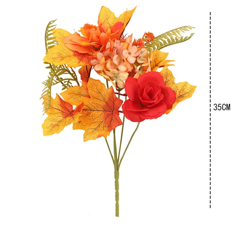 

Искусственный букет кленовых листьев