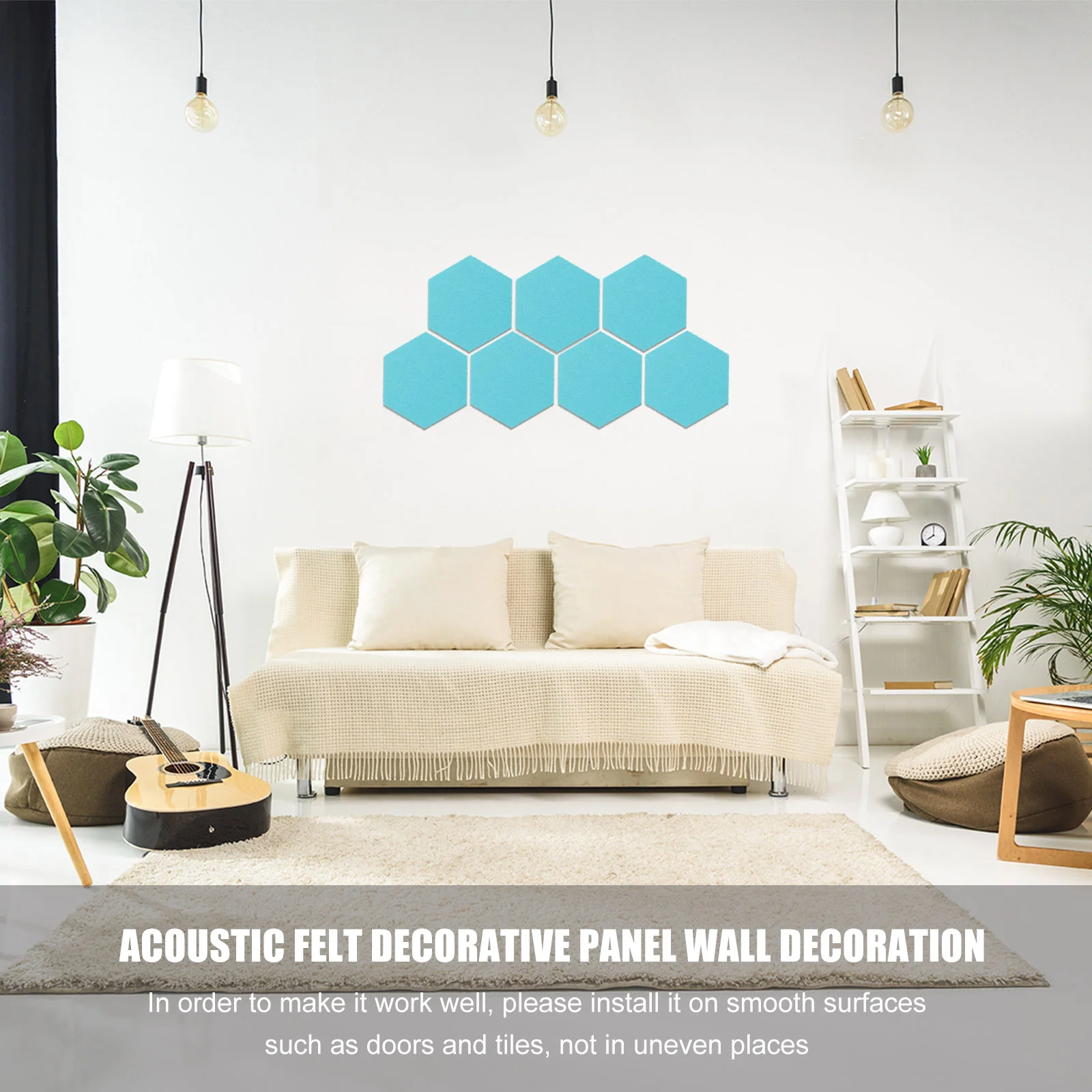 12 шт. декор фетровый фон стикер на стену шестиугольная доска рамка фото домашнее