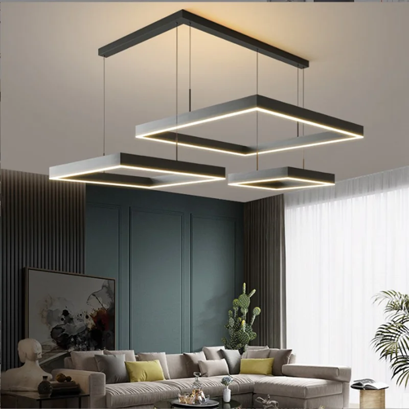 

Современная люстра в скандинавском стиле, светодиодная умная потолочная лампа для гостиной, столовой, спальни, виллы, декоративные лампы дл...